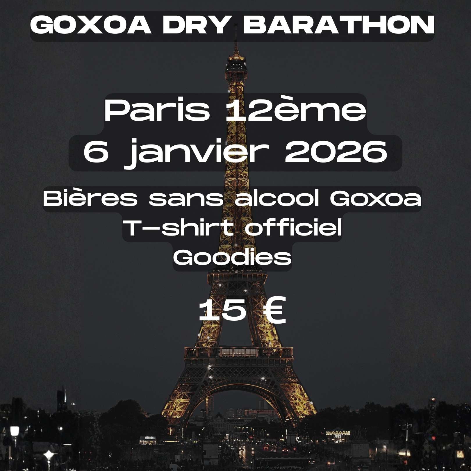 Paris Dry Barathon 6 Janvier