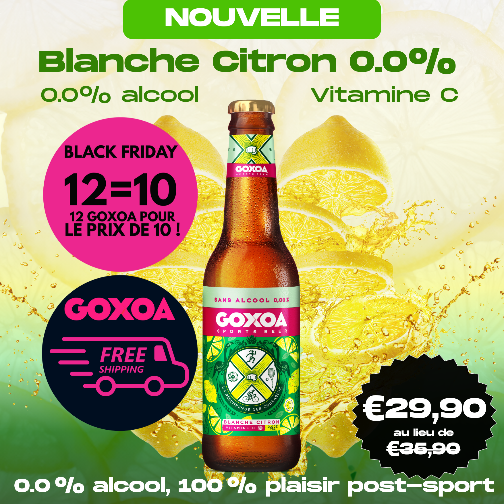 Goxoa Blanche Citron 0.0%