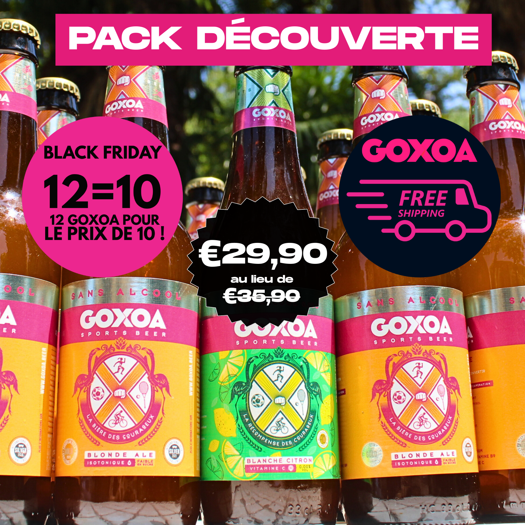 Pack Découverte Goxoa 11+1 Citrus Edition